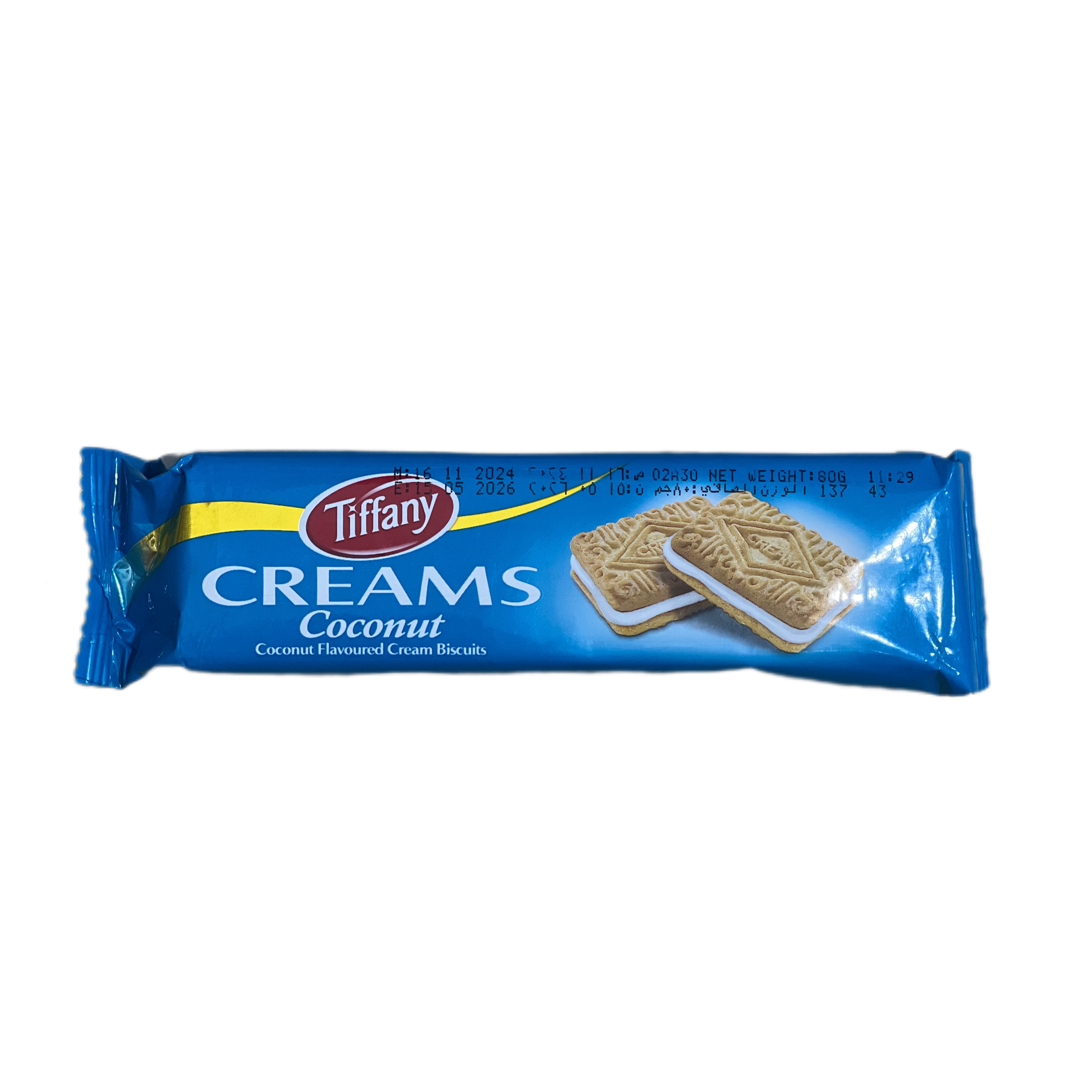 بیسکویت تیفانی کرم دار وانیلیTiFFany 