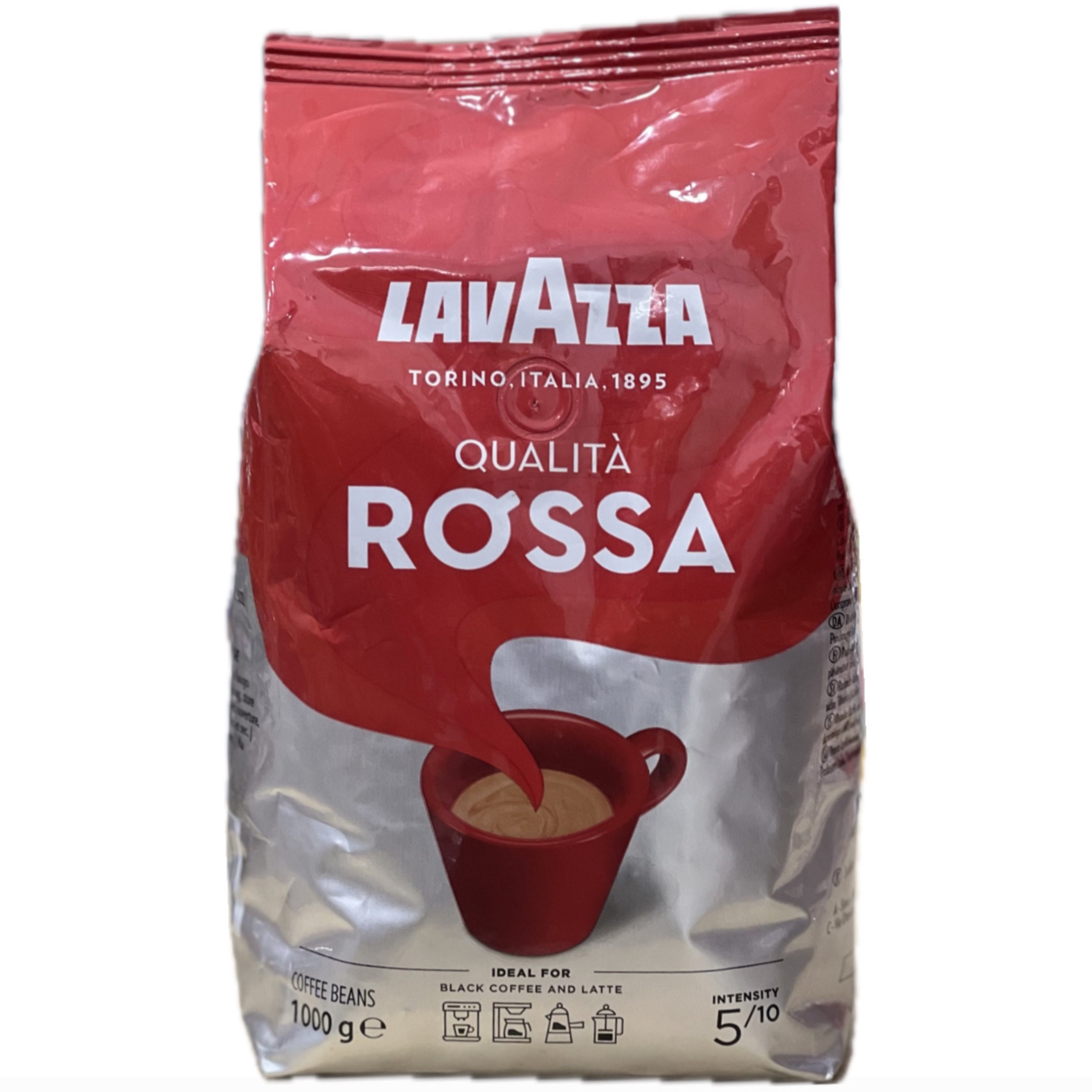 دانه قهوه لاوازا مدل Qualita Rossa مقدار 1کیلو گرمی