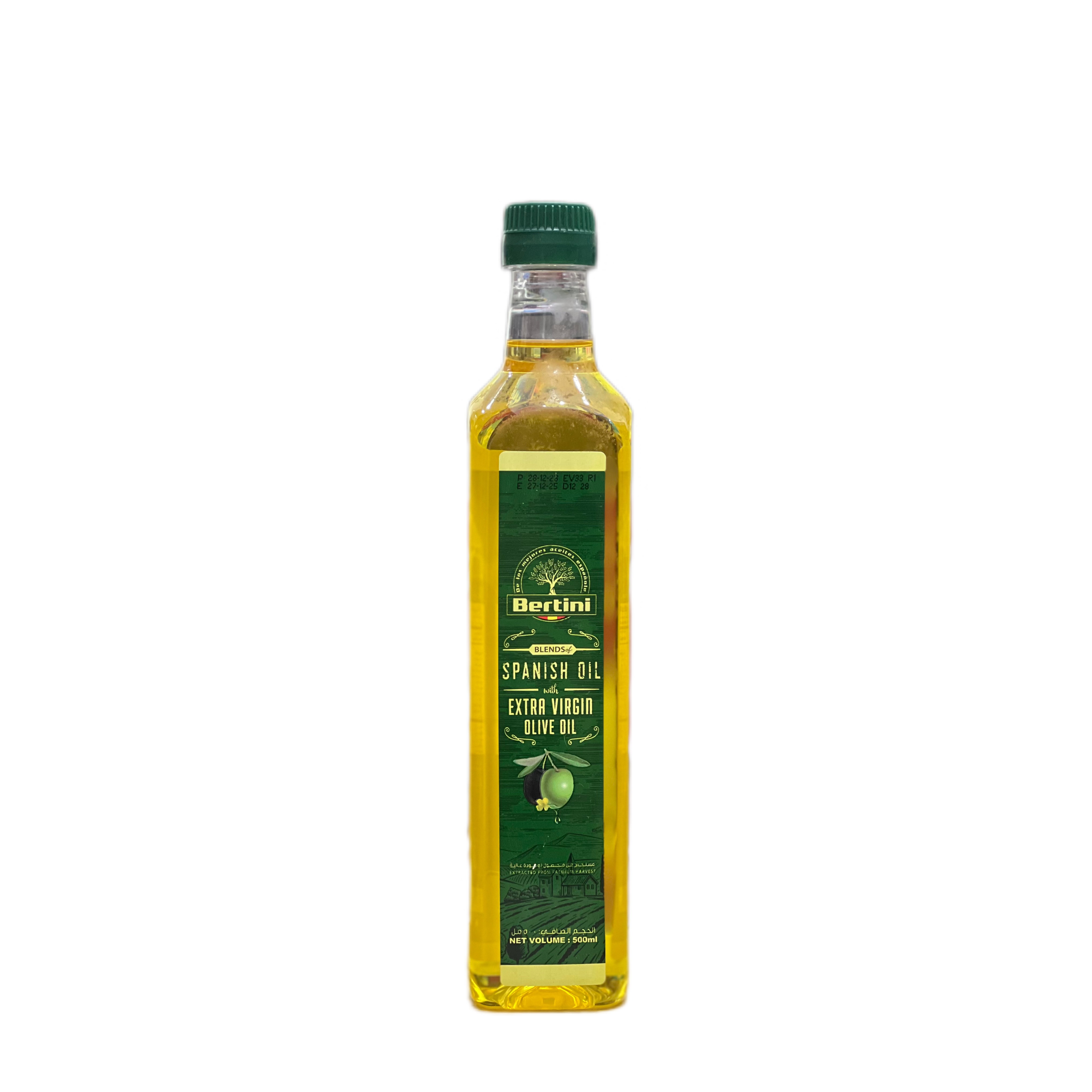 روغن زیتون بکر فوق العاده اسپانیایی 1 لیتری برتینی