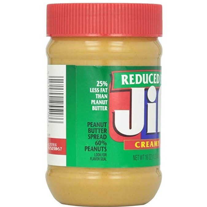 کره بادام زمینی جیف مدل کم چربJif REDUCED FAT 