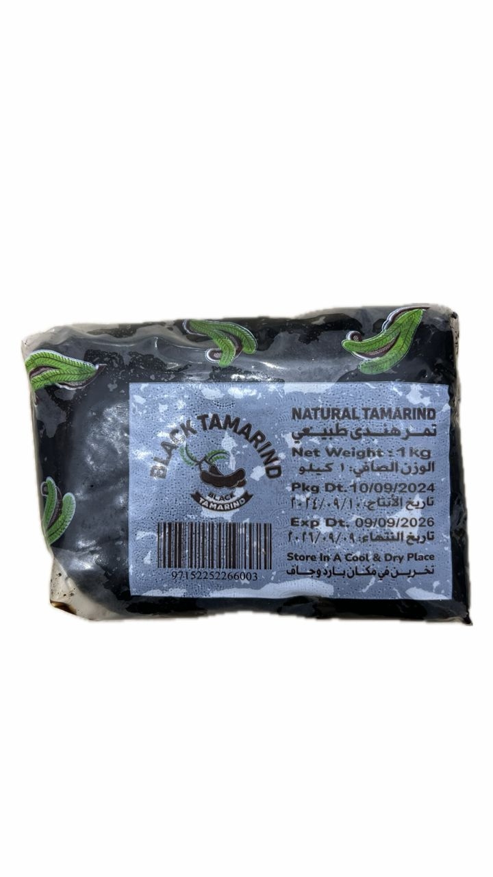  خرید تمر هندی بدون هسته 1000 گرمی BLACK TAMR | فروشگاه ته‌لنجی مواد غذایی اسماعیلی 